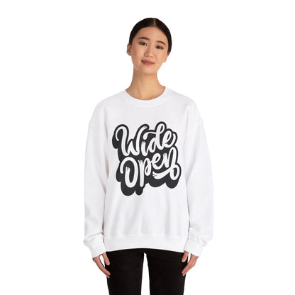 Wide Open- Adult Crewneck Sweatshirt