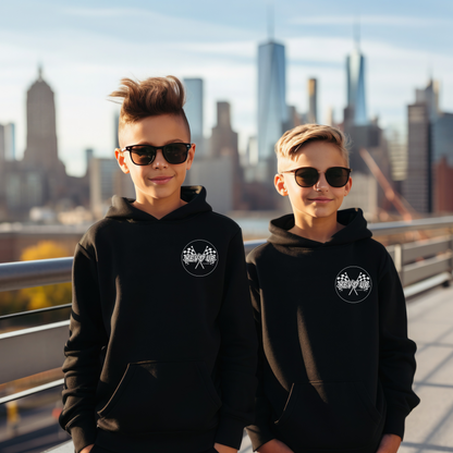 Left Turns Only -Youth Hooded Sweatshirt