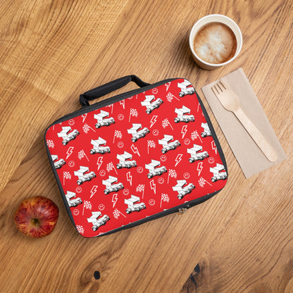 Sprint Car - Micro Racing - Lunch Bag- Red
