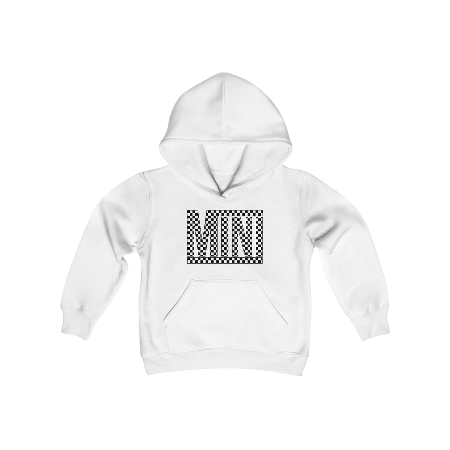Checkered Mini-Youth Hooded Sweatshirt