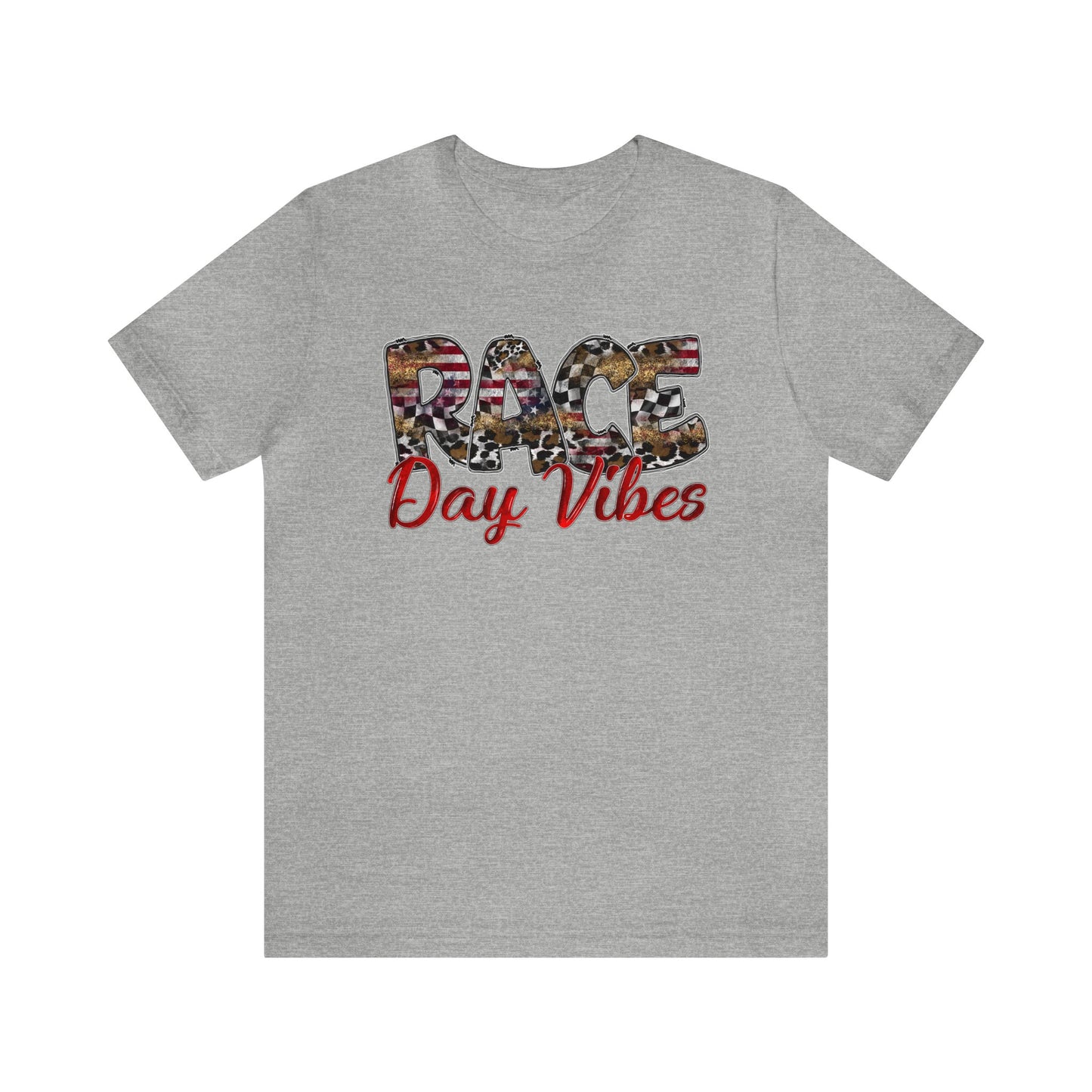 Race Day Vibes Wild American- Adult T-Shirt