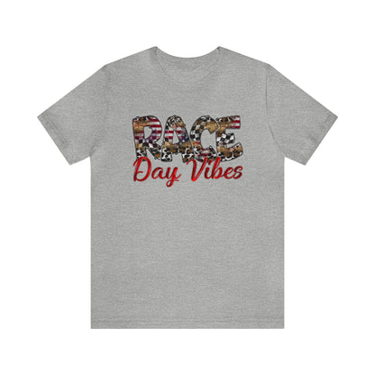 Race Day Vibes Wild American- Adult T-Shirt