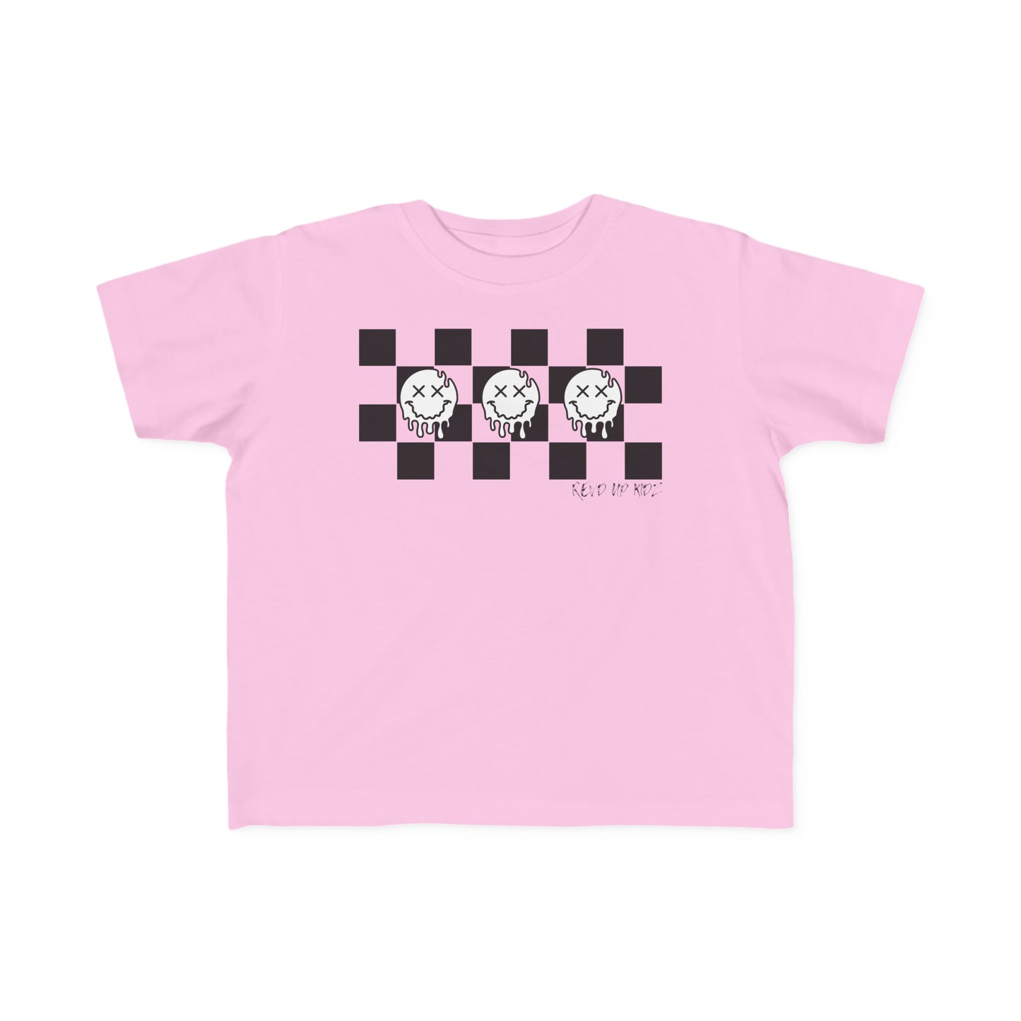 Checkered Smiley's- Toddler's T-Shirt