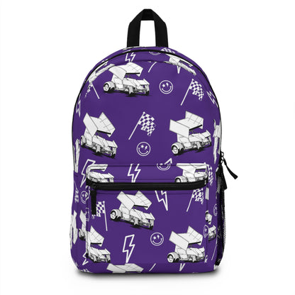 Sprint Car - Micro Racing Backpack - Dark Purple