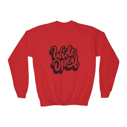 Wide Open - Youth Crewneck Sweatshirt
