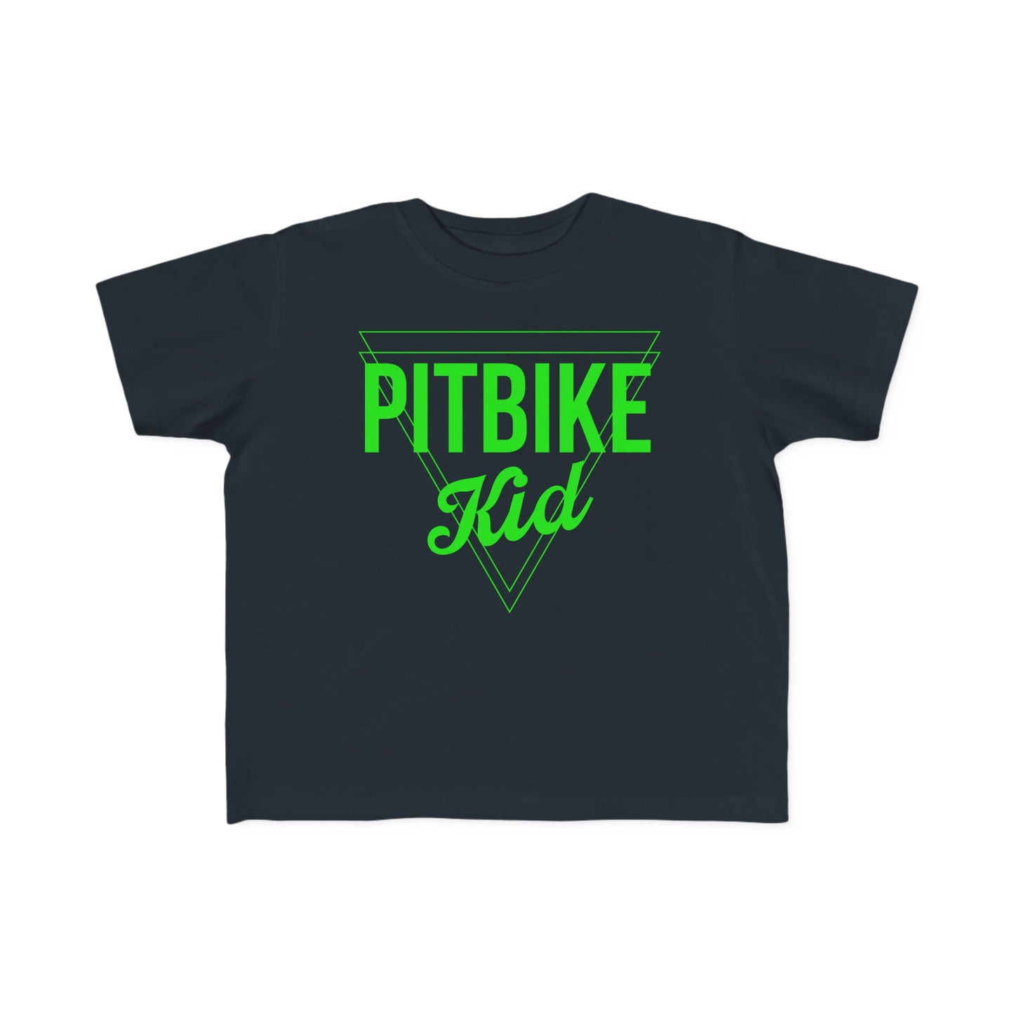 Pit Bike Kid Green -Toddler's T-Shirt