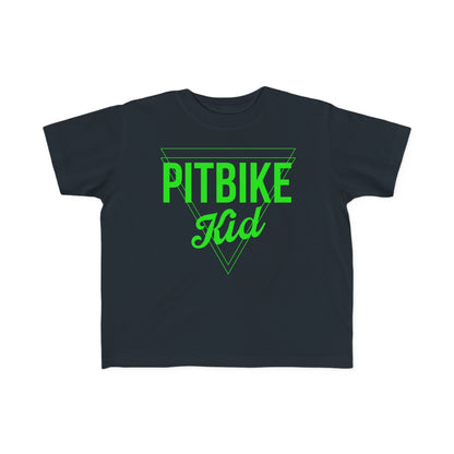Pit Bike Kid Green -Toddler's T-Shirt