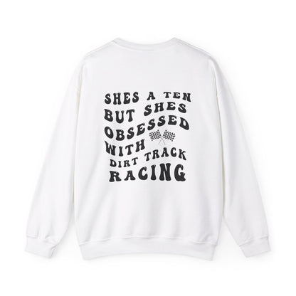 Shes A Ten- Adult Crewneck Sweatshirt