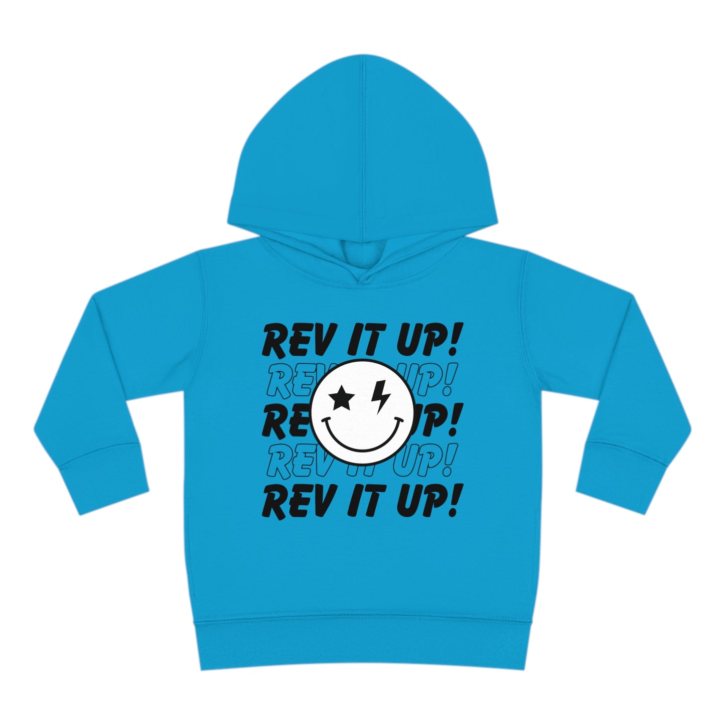 Rev It Up Smiley - Toddler Hooded Sweatshirt