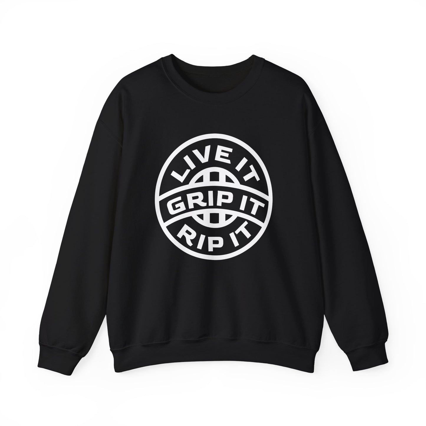 Live It Grip It Rip It- Adult Crewneck Sweatshirt