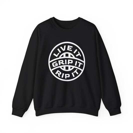 Live It Grip It Rip It- Adult Crewneck Sweatshirt