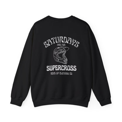 Supercross Saturdays- Adult Crewneck Sweatshirt