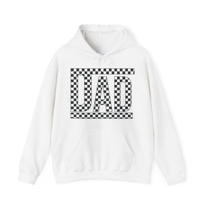 Checkered Dad- Adult Hooded Sweatshirt