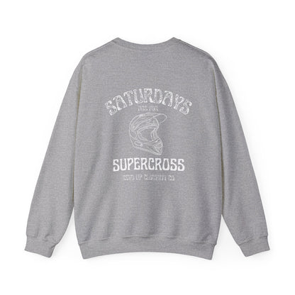Supercross Saturdays- Adult Crewneck Sweatshirt