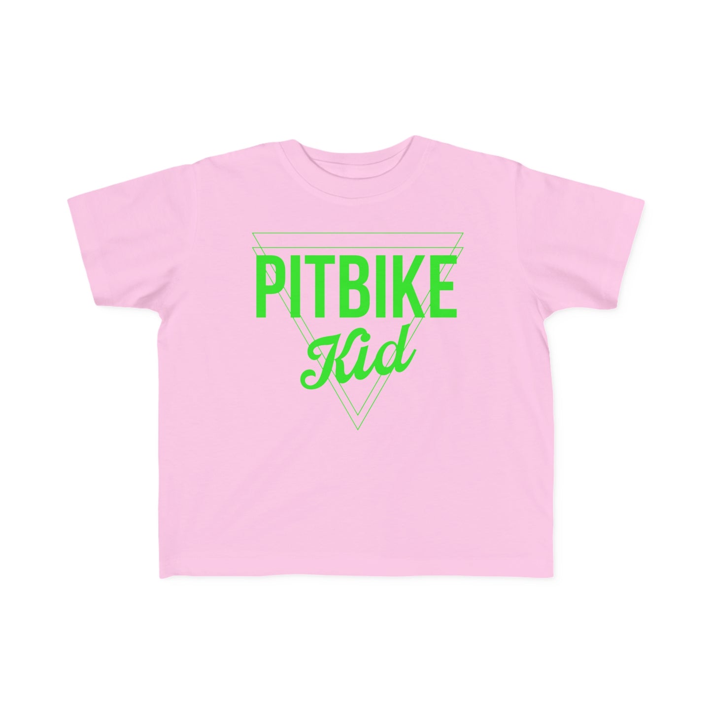 Pit Bike Kid Green -Toddler's T-Shirt