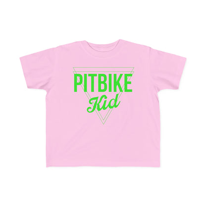 Pit Bike Kid Green -Toddler's T-Shirt
