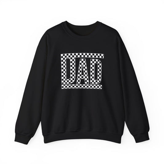Checkered Dad- Adult Crewneck Sweatshirt