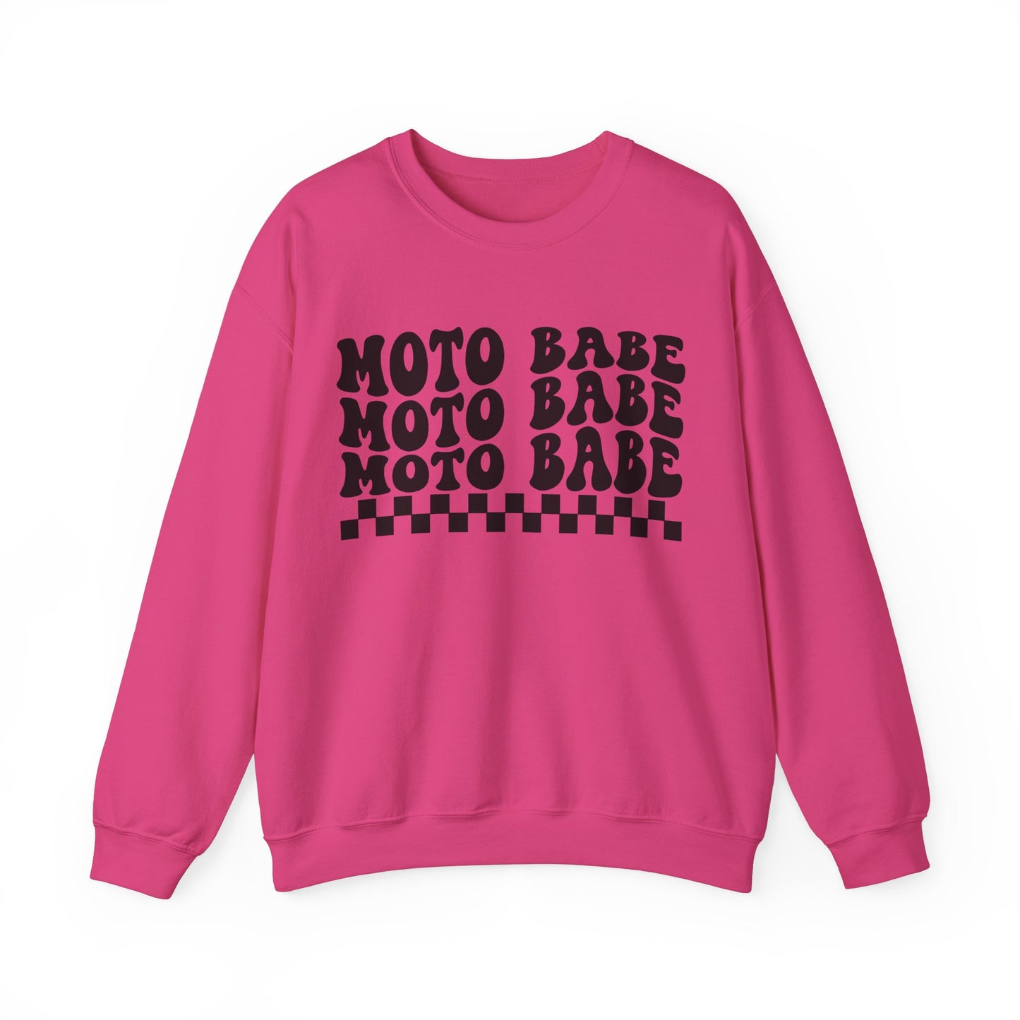 Moto Babe- Adult Crewneck Sweatshirt