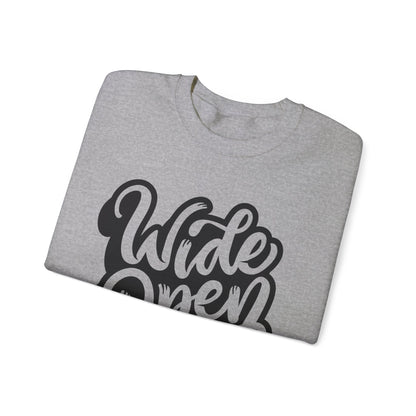 Wide Open- Adult Crewneck Sweatshirt