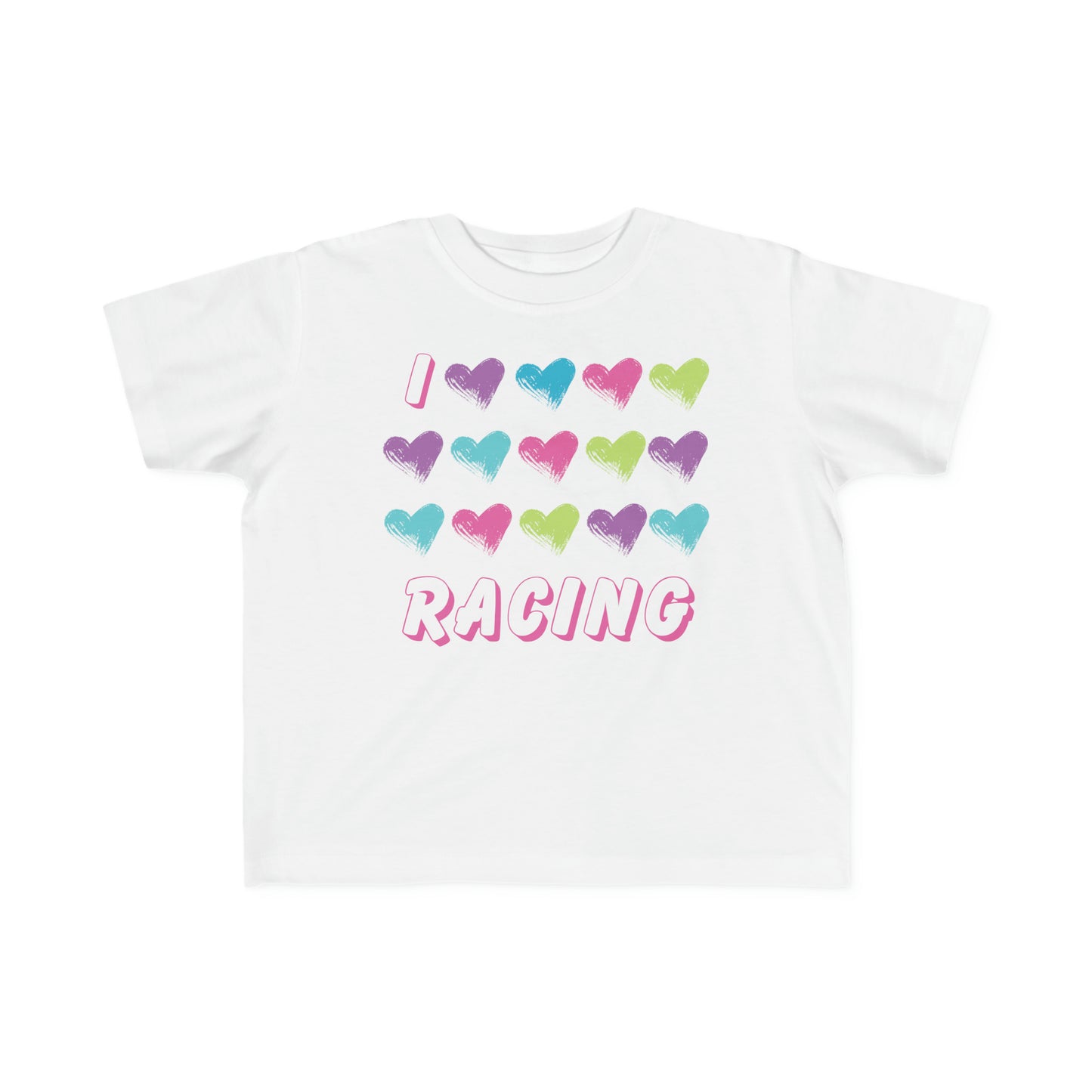 I Love Racing - Toddler's T-Shirt