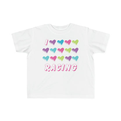 I Love Racing - Toddler's T-Shirt