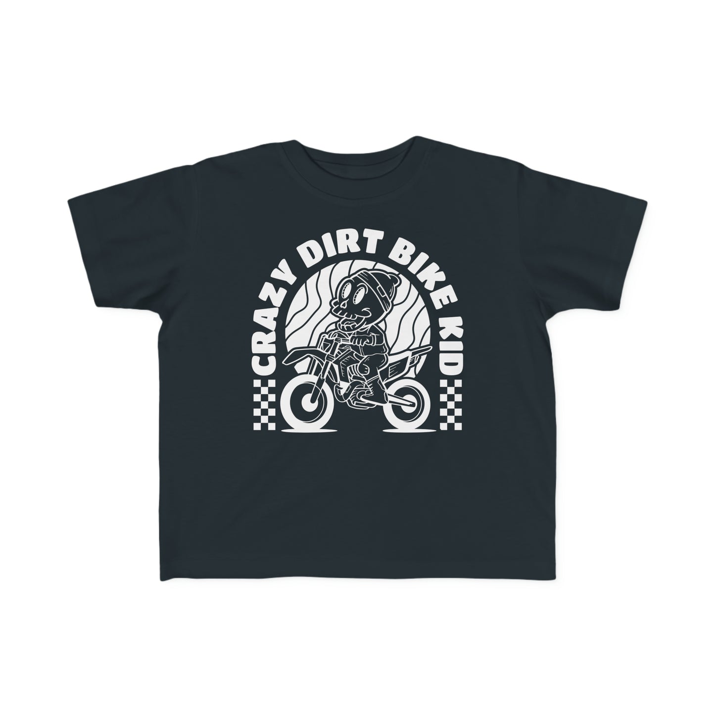 Crazy Dirt Bike Kid- Toddler T-Shirt