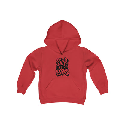 Sick Bike Bro-Youth Hooded Sweatshirt