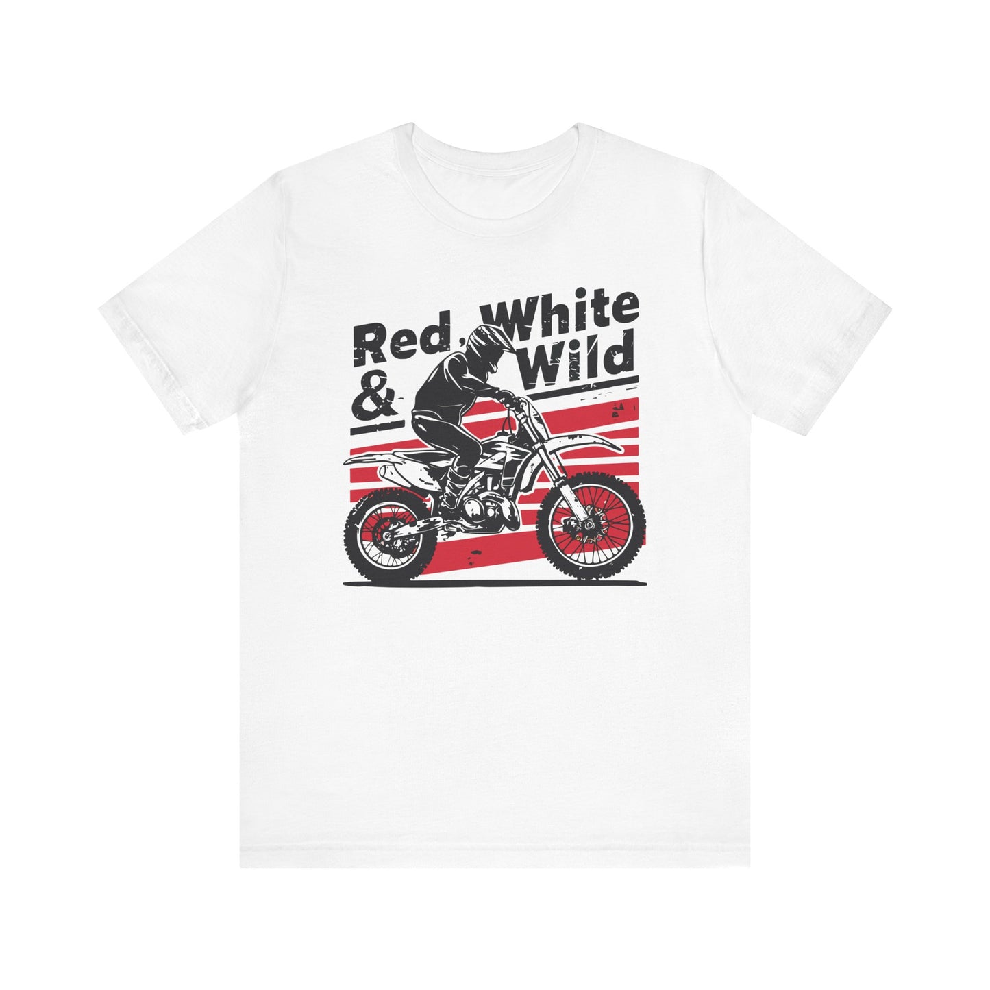 Red White and Wild 2- Adult T-Shirt