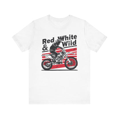 Red White and Wild 2- Adult T-Shirt
