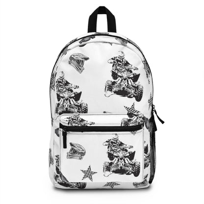Quad Racing Backpack - White