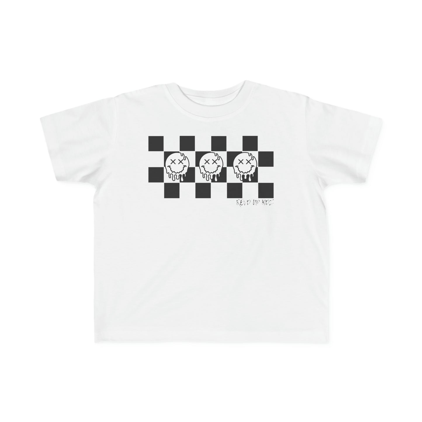 Checkered Smiley's- Toddler's T-Shirt
