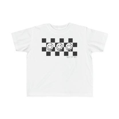Checkered Smiley's- Toddler's T-Shirt