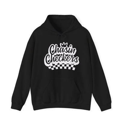 Chasin Checkers- Adult Hooded Sweatshirt