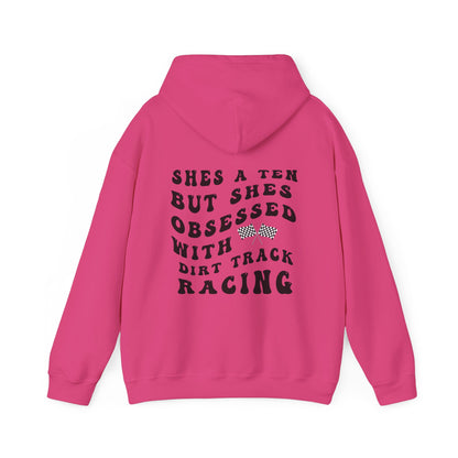 Shes A Ten- Adult Hooded Sweatshirt