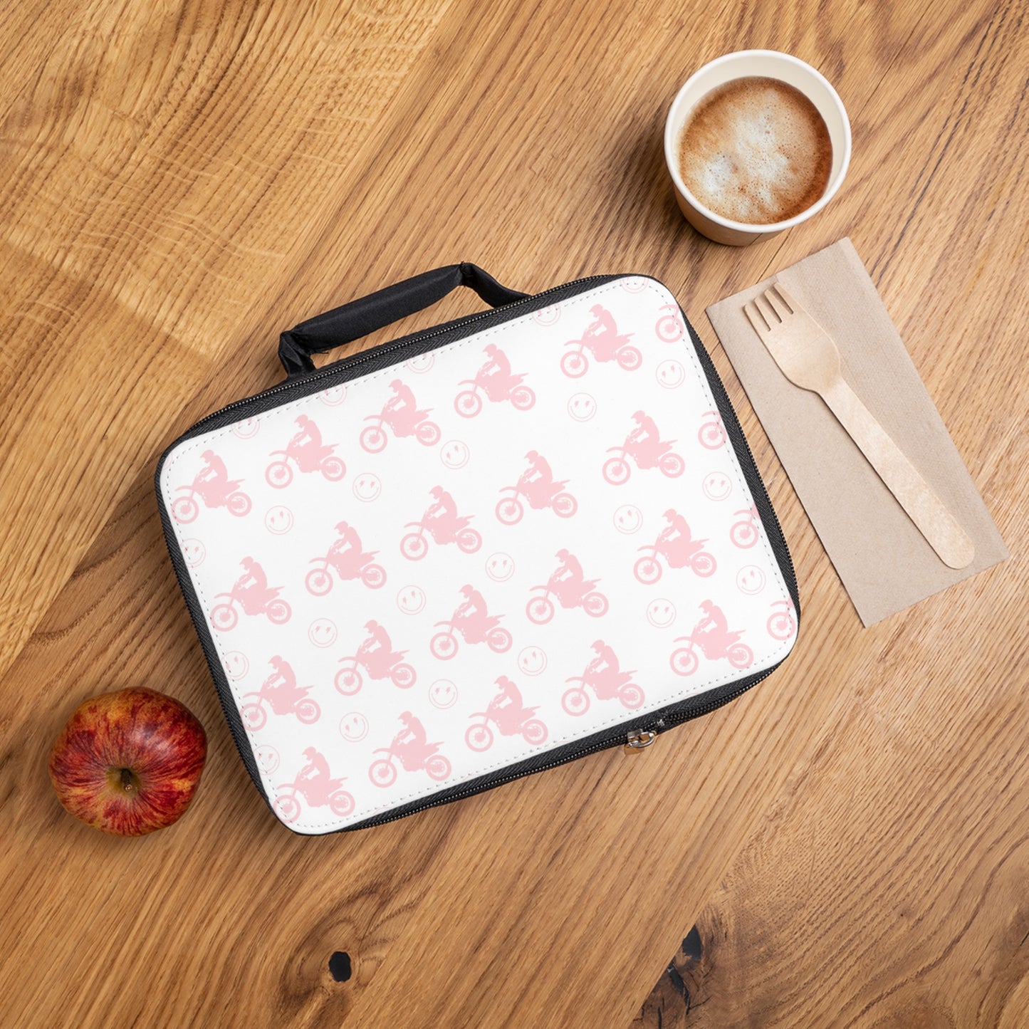 Light Pink Moto Lunch Bag