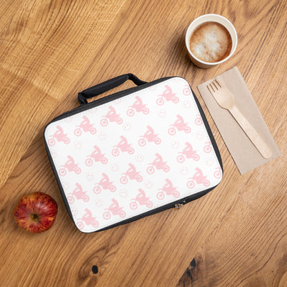 Light Pink Moto Lunch Bag