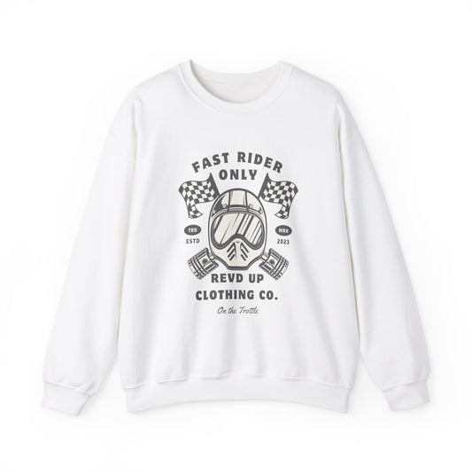 Fast Rider Only- Adult Crewneck Sweatshirt