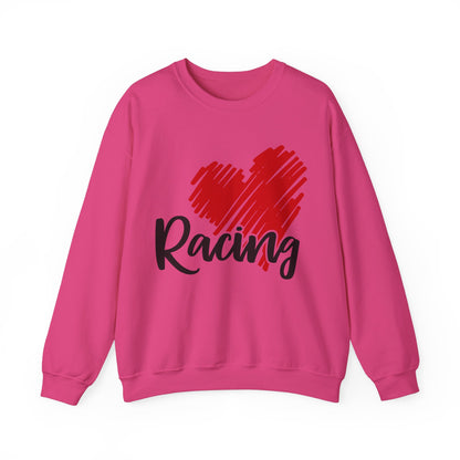 Heart Racing- Adult Crewneck Sweatshirt