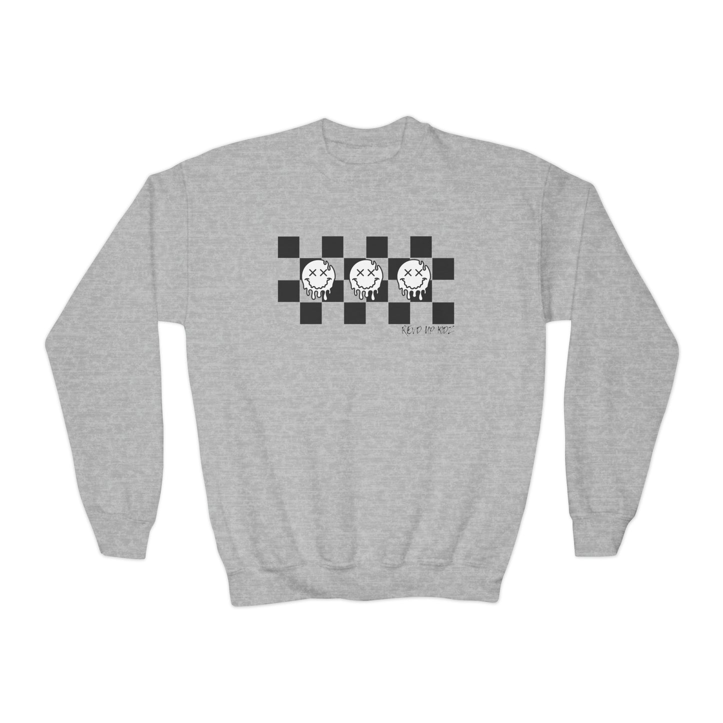 Checkered Smiley's- Youth Sweatshirt