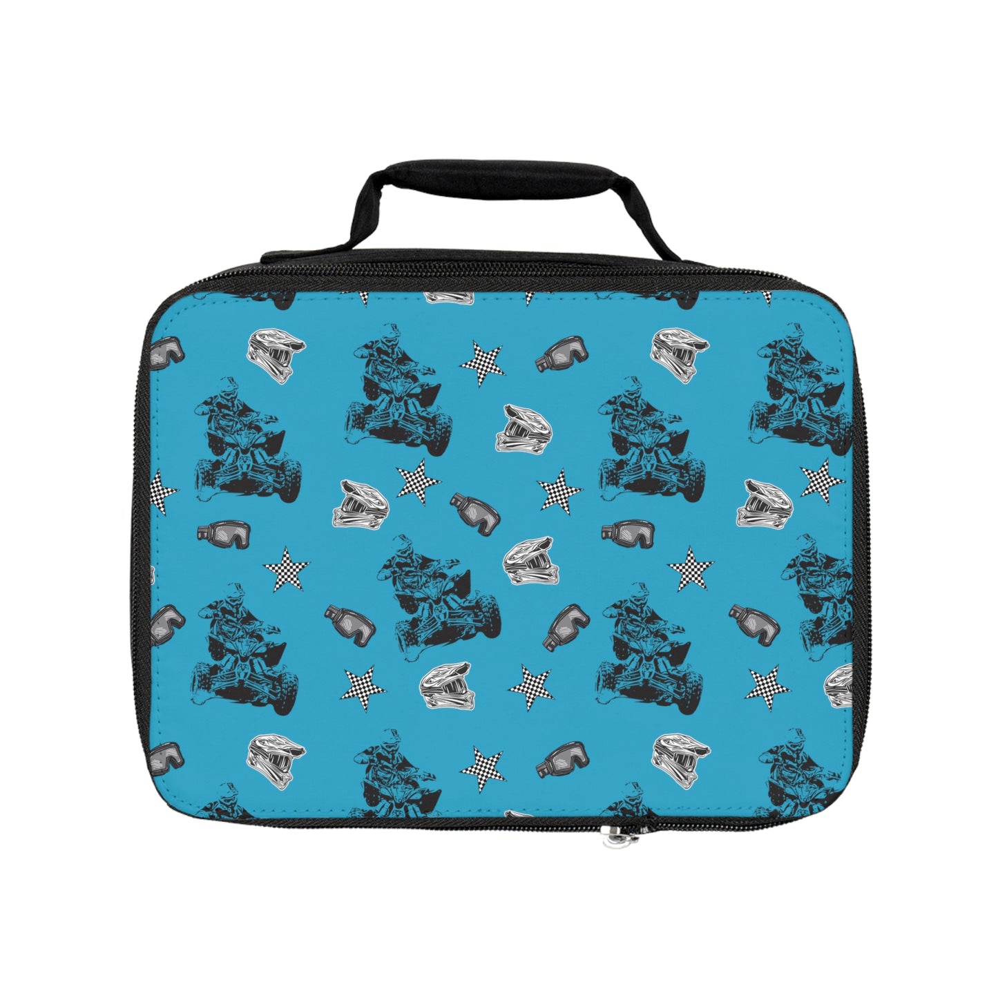 Quad Racing - Lunch Bag Turquoise