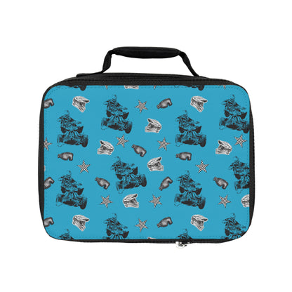 Quad Racing - Lunch Bag Turquoise