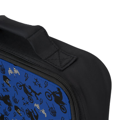 Moto Cross - Lunch Bag - Dark Blue