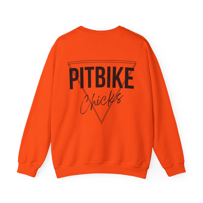 Pit Bike Chicks- Adult Crewneck Sweatshirt