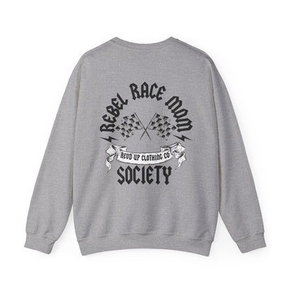 Rebel Race Mom- Adult Crewneck Sweatshirt