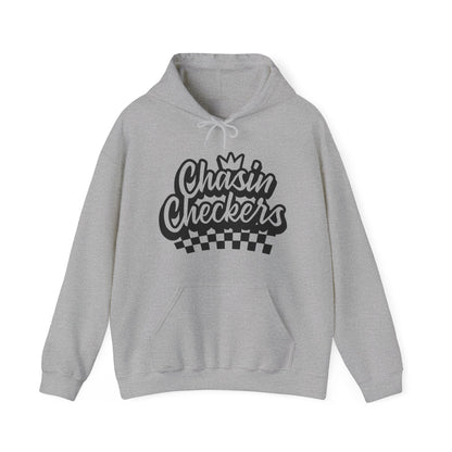 Chasin Checkers- Adult Hooded Sweatshirt