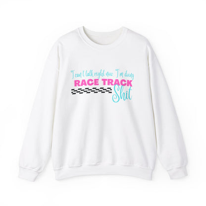 Cant Talk Right Now- Adult Crewneck Sweatshirt