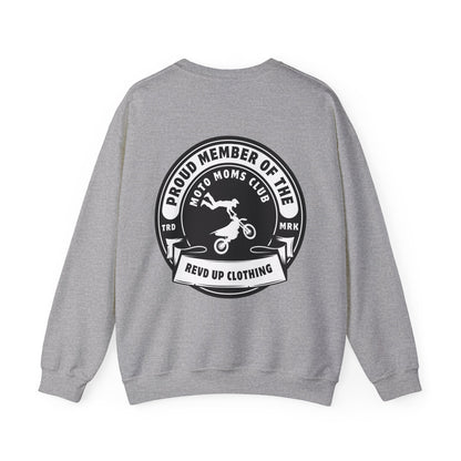 Moto Moms Club- Adult Crewneck Sweatshirt