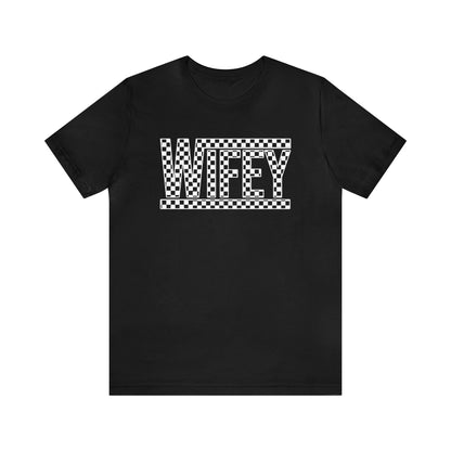 Checkered Wifey- Adult T-Shirt