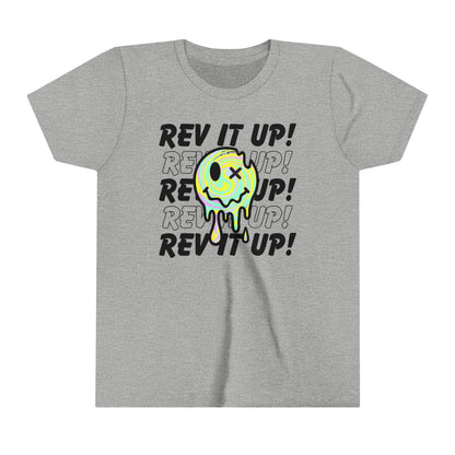 Rev It Up Retro Smiley -Youth T-Shirt