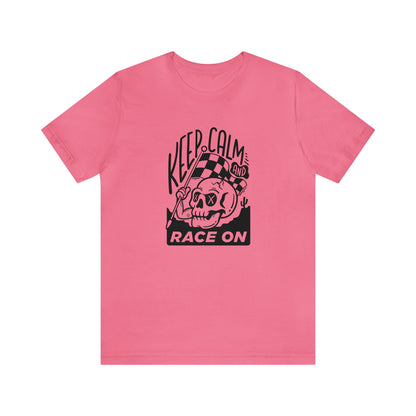 Keep Calm and Ride On- Adult T-Shirt